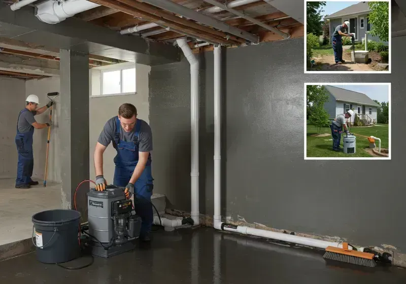 Basement Waterproofing and Flood Prevention process in Maysville, MO